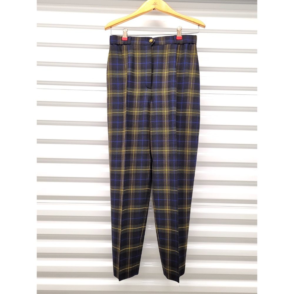 ❌SOLD❌ Vintage 90s Plaid Tailored Trousers Pants